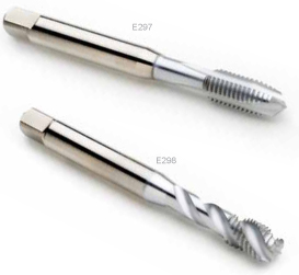 Machos con recubrimiento de cromo duro para aceros de baja aleación, cobre y latón