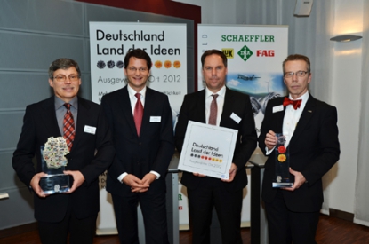 El Astraios de Schaeffler, banco de pruebas para rodamientos grandes, premiado en un concurso