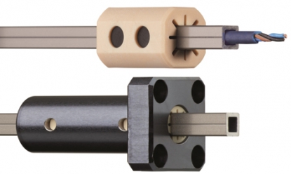 Sistema compacto de guiado y de transporte de cables, en un solo componente, ideal para cargas reducidas