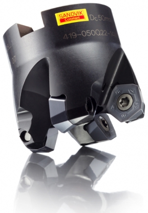 Fresa de gran avance con cinco filos para operaciones de desbaste a semiacabado