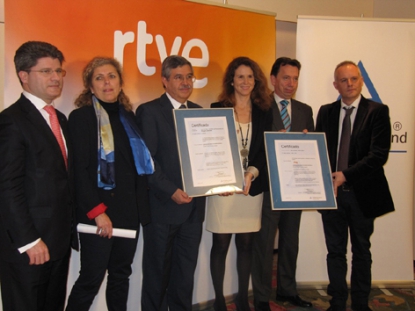 CRTVE, primera empresa del sector audiovisual de ámbito nacional en lograr la certificación OHSAS 18001