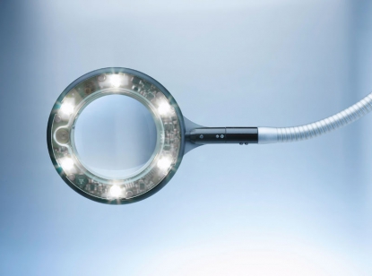 Ring Led: lámpara de lupa
