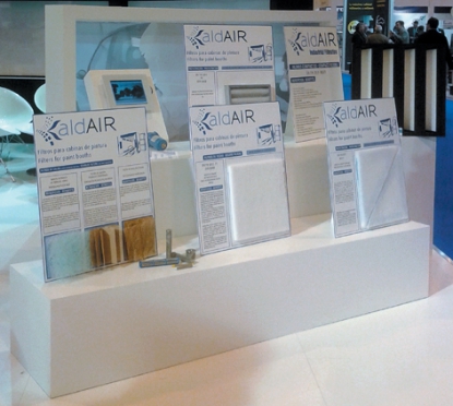 Filtros para cabinas de pintura