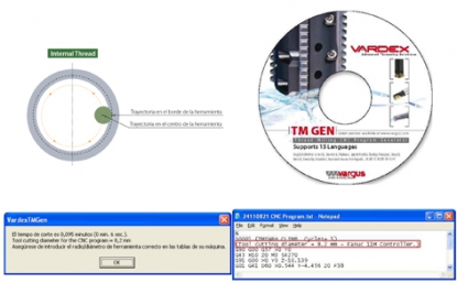 Vardex presenta un software de selección de herramienta y generación de programa CNC para PC