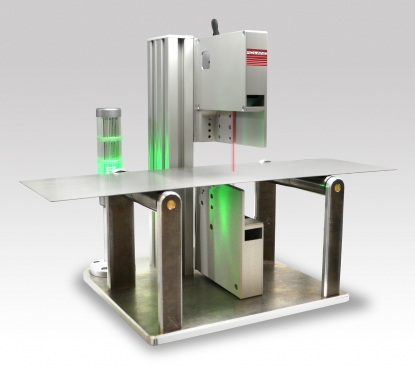 Sistema Láser de detección de doble chapa con sensor de doble cabezal para materiales metálicos y no metálicos