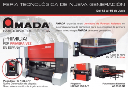 Amada organiza una Feria Tecnológica de Nueva Generación