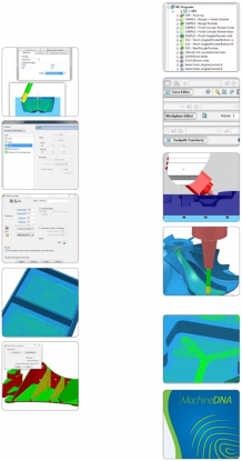 Programación más rápida y mecanizado más eficaz con el mejor acabado de superficie