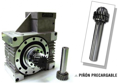 Reductores corona sinfín