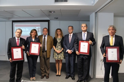Accenture, Asepeyo, FCC y Mahou reciben los primeros certificados Aenor de Empresa Saludable