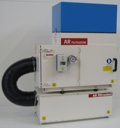 Aspiración y filtración de aire industrial, vapores, nieblas y neblinas de aceite y taladrina, polvo y olores Arno VPF