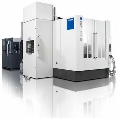 Centro de mecanizado H 4500: sólido todoterreno de la gama HSK-A 100 de Heller