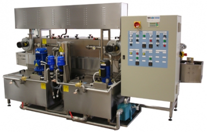 Maquina de lavado y desengrase de piezas de Teknox
