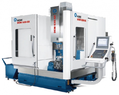 Avanzado centro de mecanizado vertical Romi para mecanizado de 5 ejes