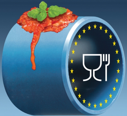 Cojinetes deslizantes de plástico de uso en el área alimenticia estilo UE