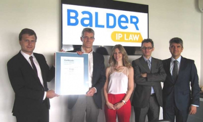 Balder certifica su sistema de gestión de la Calidad de acuerdo con la norma ISO 9001:2008