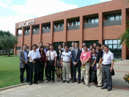 Pimec Vallés Occidental visita Ascamm con una importante delegación empresarial china