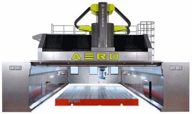 Máquinas Gantry de pórtico de tamaño medio/grande para aeronáutica