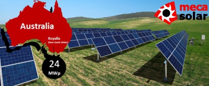 Mecasolar suministrará estructuras para la planta fotovoltaica más grande de Australia