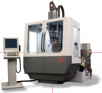 Rectificadora de coordenadas de precisión con nuevo electrohusillo de rectificado con cambio automático