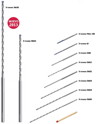 Herramientas de taladrado con rendimiento extremo