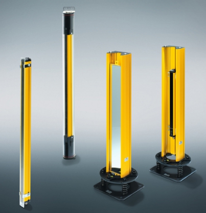 Accesorios para barreras fotoeléctricas de seguridad resistentes contra golpes y vibraciones