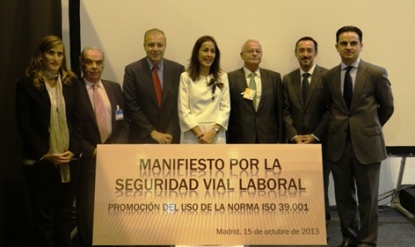 Siete entidades firman el Manifiesto a favor de la Seguridad Vial Laboral