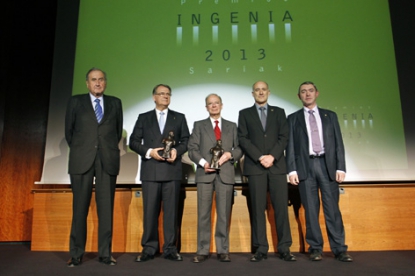 El Consorcio de Aguas Bilbao Bizkaia y Xabier Maidagan, directivo de CIC marGUNE, reciben los Premios Ingenia 2013