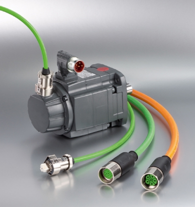 Conexión sencilla y sellada para servomotores