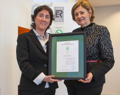 Acciona Agua recibe el certificado Aenor de Gestión de la Energía