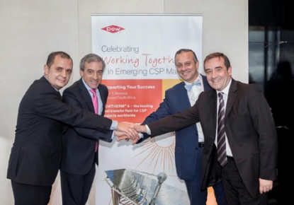 Dow, Acciona, Sener y TSK llevan el liderazgo mundial de CSP a los mercados emergentes del sector Solar