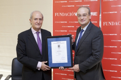 Fundación Mapfre recibe la certificación Aenor para mejorar la seguridad vial de sus empleados