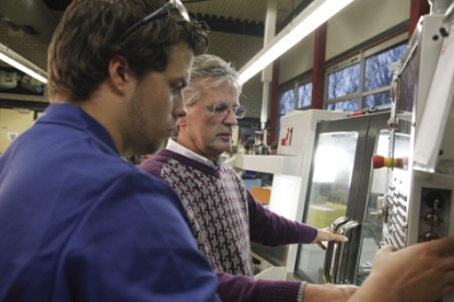 Las máquinas Haas se estudian a fondo en una escuela técnica en los Países Bajos