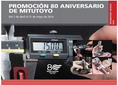Promoción de instrumentación Mitutoyo del 1 de abril al 31 de mayo
