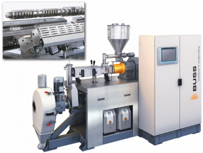 Pequeña amasadora continua que aumenta la flexibilidad en la preparación de PVC