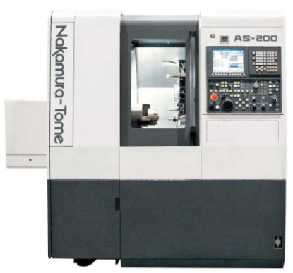 Torno de control numérico Nakamura-Tome modelo AS-200MY