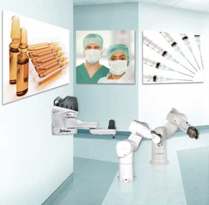 Gama de robots para aplicaciones en ciencias de la vida