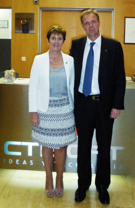 Grupo Spyro recibe la visita de la consejera de Desarrollo Económico y Competitividad del Gobierno Vasco