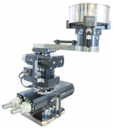 Unidad de giro con bloqueo de posición intermedio