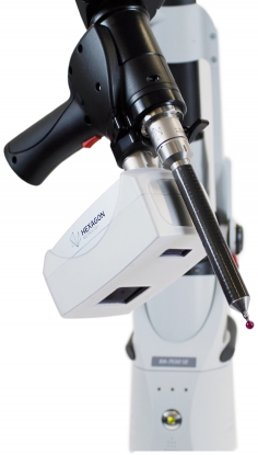 Generación de escáner láser externo para brazo de medición portátil