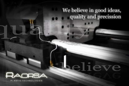 Máquinas de inyección eléctricas e hidráulicas de Raorsa