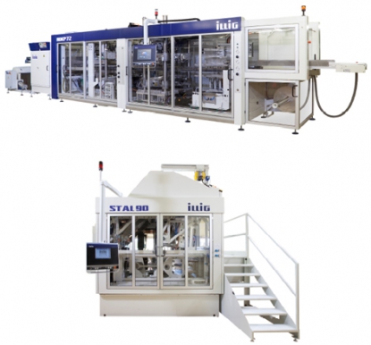 IC-RDKP 72 de Illig con troqueladora excéntrica Stal 90