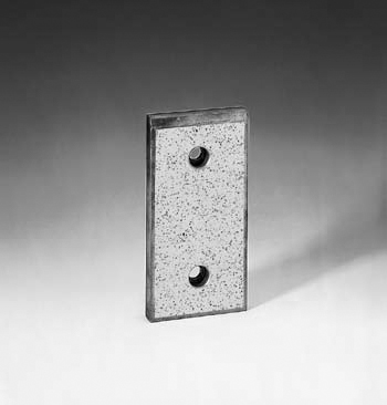 Placas de rozamiento hechas de acero con superficies de deslizamiento sinterizadas