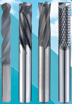 Fresa integral recubierta de diamante para CFRP