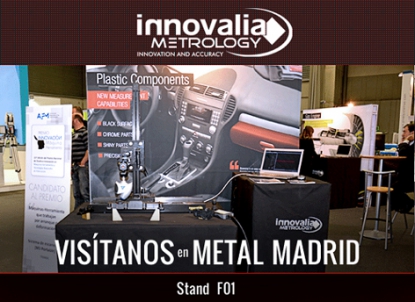 Innovalia Metrology invita a visitar su stand en MetalMadrid