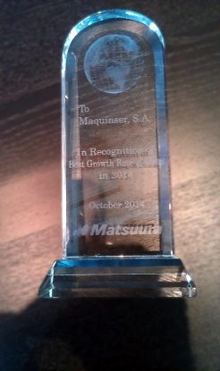 Matsuura reconoce la labor de Maquinser en la Jimtof 2014