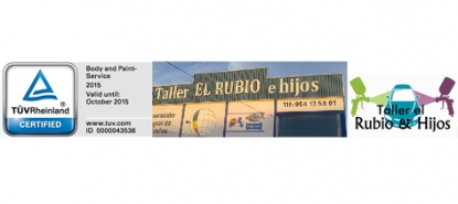 El taller 'El Rubio e Hijos' consigue la certificación TÜV Rheinland para talleres de chapa y pintura
