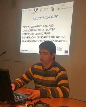 Leartiker presenta en Pau los resultados del proyecto europeo Biosource-Comp, sobre el uso de biocomposites en automoción