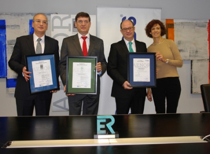 Logiters renueva sus certificaciones ISO de gestión ambiental y de calidad, de la mano de Aenor