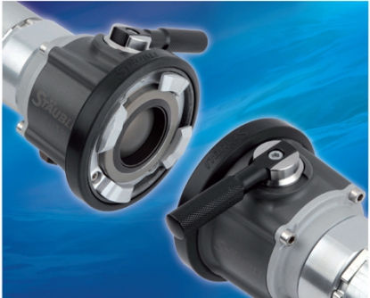 Conector para aplicaciones de abastecimiento de combustible y para la refrigeración de equipos electrónicos