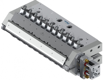 Mecanismo para cambiar el espesor de lámina que aumenta la productividad y mejora la calidad